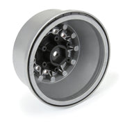 Proline 281105 1/10 Raid Bead-Loc F/R 2.2in/3.0in SC Wheels Red/Gray 2pcs