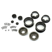 Proline PRO282600 Black Rhino Armory Gunmetal 2.9in Aluminum Dual Offset Wheels suit SCX6