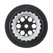 Proline PRO283413 Showtime+ Black/Silver Wheels 2pcs suit Mini No-Prep