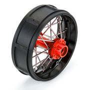 Proline Pro-Spec Assembled Aluminium Rear Wheel V2 Bead Black and Red Promoto-SM PRO284800T2