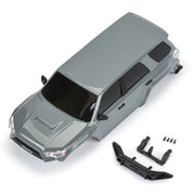 Proline 362114 2024 Toyota 4Runner Painted and Assembled Hard Body suit Axial SCX24 Lunar Rock Gray