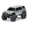 Proline 362114 2024 Toyota 4Runner Painted and Assembled Hard Body suit Axial SCX24 Lunar Rock Gray