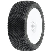 Proline PRO9064233 1/8 Slide Lock S3 Front/Rear Off-Road Buggy Tyres Mounted on 17mm White Wheels 2pcs