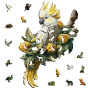 Puzzle Art Sulphur Cockatoo Wooden 75pc Jigsaw Puzzle