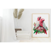 Puzzle Art Galah Pair Wooden 142pc Jigsaw Puzzle