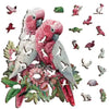 Puzzle Art Galah Pair Wooden 75pc Jigsaw Puzzle