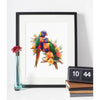 Puzzle Art Lorikeet Pair Wooden 70pc Jigsaw Puzzle