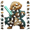 Puzzle Art Cavoodle Skylord Wooden 80pc Jigsaw Puzzle