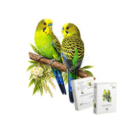 Puzzle Art Wild Budgies Wooden 79pc Jigsaw Puzzle