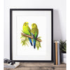 Puzzle Art Wild Budgies Wooden 79pc Jigsaw Puzzle