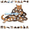 Puzzle Art Tabby Cat Starbound Explorer Wooden 79pc Jigsaw Puzzle