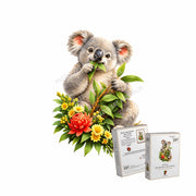 Puzzle Art Koala Blossoms and Bites Wooden 150pc Jigsaw Puzzle
