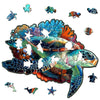 Green Sea Turtle Wooden 124pc Jigsaw Puzzle