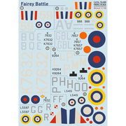 Print Scale 72489 1/72 Fairey Battle Part 2 RAAF