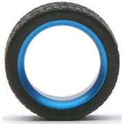 Pegasus 1/24 Sleeves 23 Inch Aluminium Polished Light Blue with Tire for Scale Models