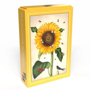 Penny Puzzle 018 Sunflower Buzzing 99pc Micro Jigsaw Puzzle