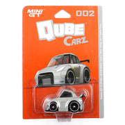 Mini GT QZ00201-BL QubeCarz Nissan GT-R R35 LB WORKS Type 1 Rear Wing ver 1 Matte Grey
