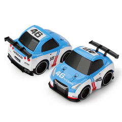 Mini GT QZ00204-BL Qube Carz Nissan GT-R (R35) LB WorksType 1 Rear