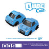 Mini GT QZ00302-BL Qube Carz Nissan GT-R (R35) LB Works Type 1 Rear Wing ver 2 Baby Blue