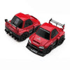 Mini GT QZ00402-BL QubeCarz Nissan LB-ER34 Super Silhouette Skyline Red/Black/Blister Packaging