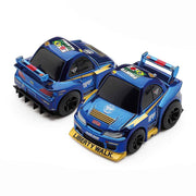 Mini GT QZ00503-BL QubeCarz Nissan Silvia (S15) LB-Super Silhouette Fausto Racing 555/Blister Packaging