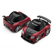 Mini GT QZ01002-BL QubeCarz Mazda RX-7 Veilside Fortune7 Red/Blister Packaging
