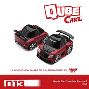 Mini GT QZ01002-BL QubeCarz Mazda RX-7 Veilside Fortune7 Red/Blister Packaging