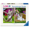 Ravensburger Kittens in the Countryside 2x500pc Jigsaw Puzzle