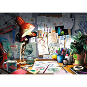 Ravensburger 00302-1 Disney Pixar The Artists Desk 1000pc Jigsaw Puzzle