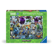 Ravensburger 00422-6 Minecraft Challenge 1000pc Jigsaw Puzzle