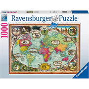 Ravensburger 00569-8 Around the World by Bike 1000pc Jigsaw Puzzle
