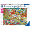 Ravensburger 00571-1 Floral Mushroom Houses 1000pc Jigsaw Puzzle