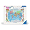Ravensburger 00664-0 Political World Map 1000pc Jigsaw Puzzle