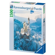 Ravensburger 00704-3 Neuschwanstein Castle in Winter 1500pc Jigsaw Puzzle