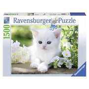 Ravensburger White Kitten 1500pc Jigsaw Puzzle
