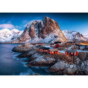 Ravensburger 00756-2 Village On Lofoten Islands 1000pc Jigsaw Puzzle