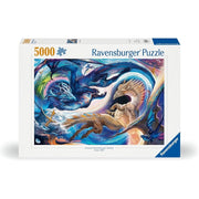 Ravensburger Dragon at Day and Night 5000pc Jigsaw Puzzle