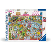 Ravensburger 01164-4 Holiday Resort 3 The Pool 1000pc Jigsaw Puzzle