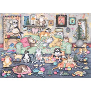 Ravensburger 01244-3 Crazy Cats Christmas Crackers 1000pc Jigsaw Puzzle