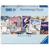 Ravensburger 01389-1 Vintage Ski Posters 1000pc Jigsaw Puzzle
