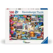 Ravensburg 01489-8 World Travel Pinboard Puzzle 500pc Jigsaw Puzzle