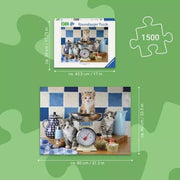Ravensburger 01708-0 Kittens In The Kitchen 1500pc Jigsaw Puzzle