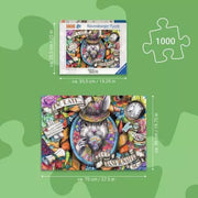 Ravensburger 01712-7 Fashionably Late 1000pc Jigsaw Puzzle