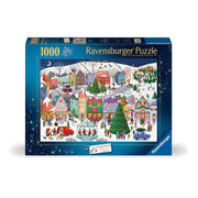 Ravensburger 01758-5 Christmas Town 1000pc Jigsaw Puzzle