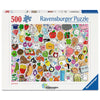 Ravensburger 01796-7 WJPC'25 Cute Kawaii Chaos 500pc Jigsaw Puzzle