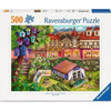 Ravensburger 01829-2 Market Town Haven 500pc Jigsaw Puzzle