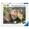 Ravensburger 01900-8 Rabbit And Chick 500pc Jigsaw Puzzle 4005555019008