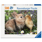 Ravensburger 01900-8 Rabbit And Chick 500pc Jigsaw Puzzle 4005555019008