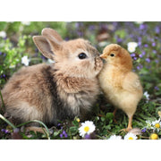 Ravensburger 01900-8 Rabbit And Chick 500pc Jigsaw Puzzle 4005555019008