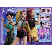 Ravensburger Kpop Demon Hunters Happy Fans Happy Honmoon! 100pc Jigsaw Puzzle